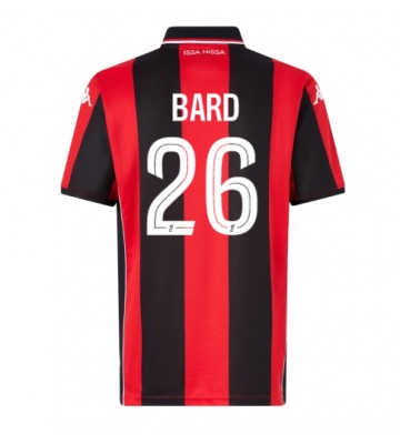 OGC Nice Melvin Bard  #26 Hjemmebanetrøje 2025-26 Kortærmet